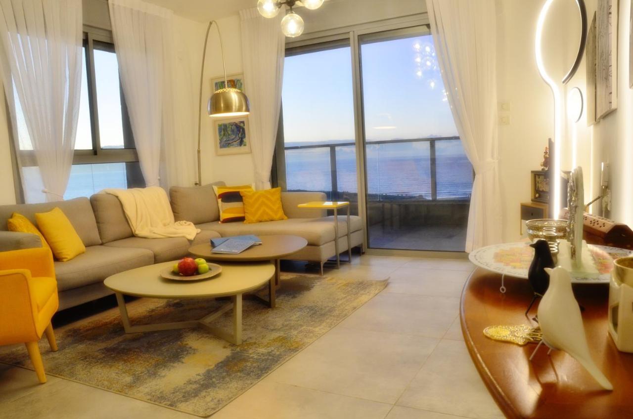 Amazing Sea View, Steps To Beach, Near Tel-Aviv Bat Yam Buitenkant foto